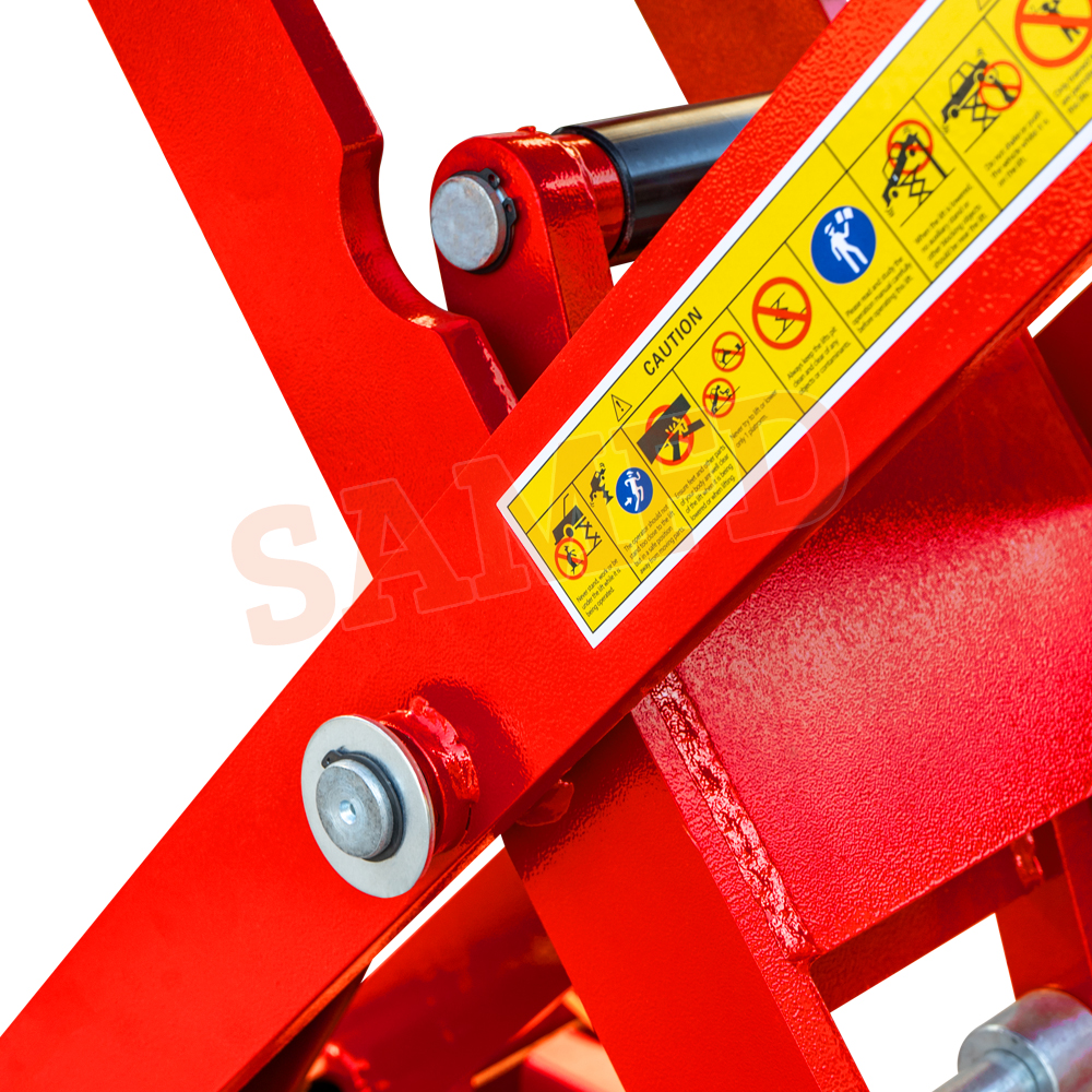 HIGH DENSITY SCISSOR SUPPORT ARMS