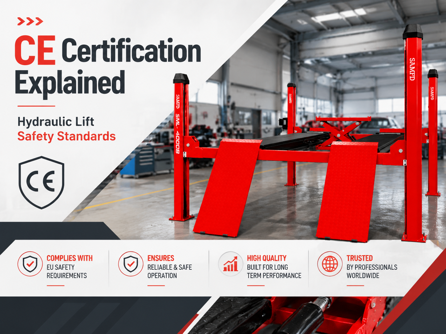 Understanding Safety Standards: What Does CE Certification Mean for Hydraulic Lifts?